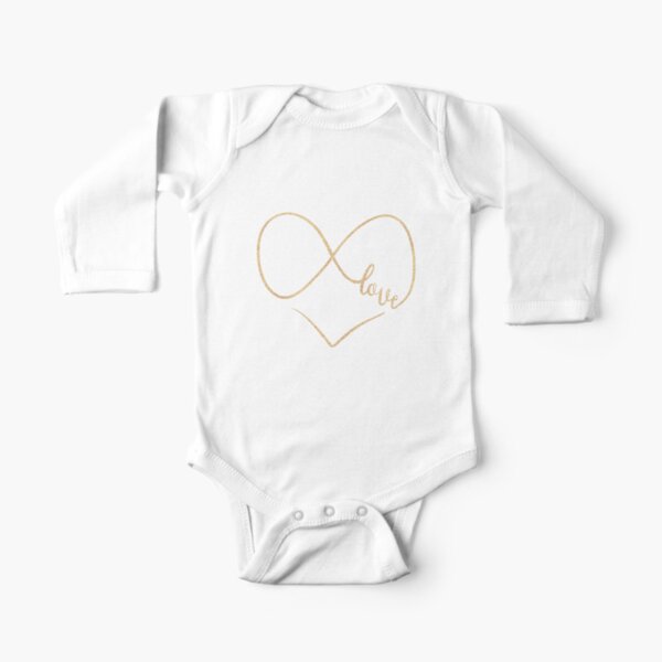 Infinite love by Alice Monber Long Sleeve Baby One-Piece