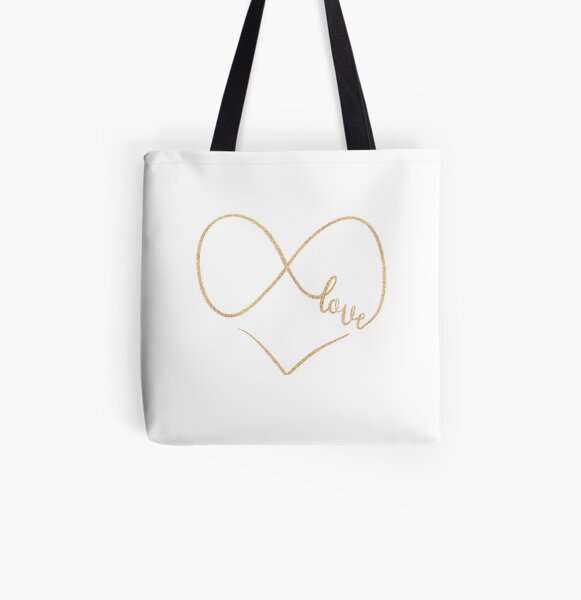 Infinite love by Alice Monber All Over Print Tote Bag