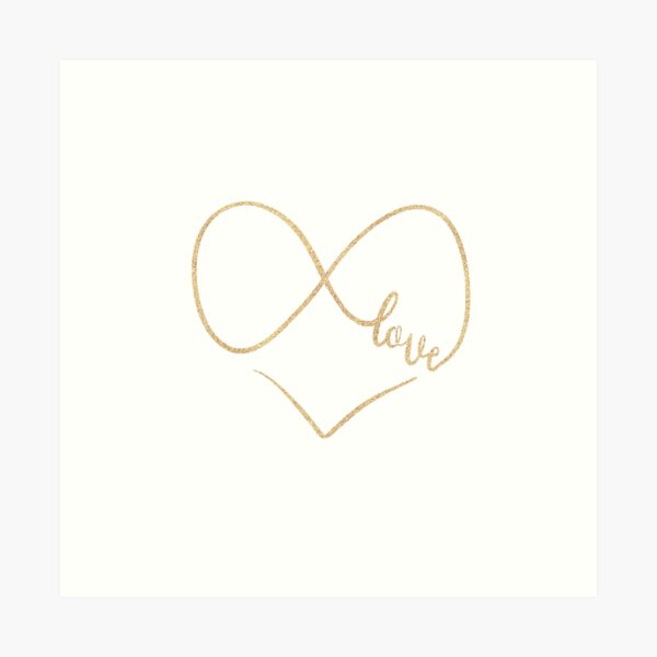 Infinite love by Alice Monber Art Print