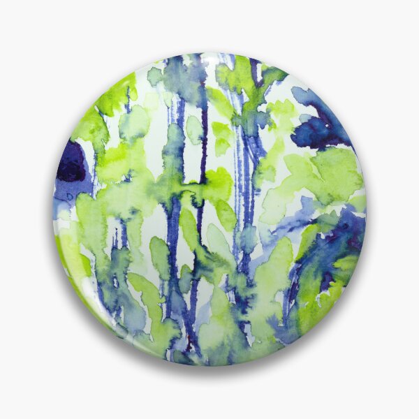 Item preview, Vegetación forestal: refrescante arte abstracto en acuarela designed and sold by Iryna Nimmo Art.