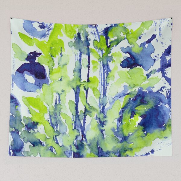 Item preview, Forest Greenery – Refreshing Abstract Watercolor Art designed and sold by Iryna Nimmo Art.