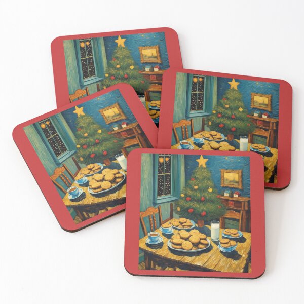Item preview, "Cozy Christmas Table Setting" designed and sold by Artisticanvas.