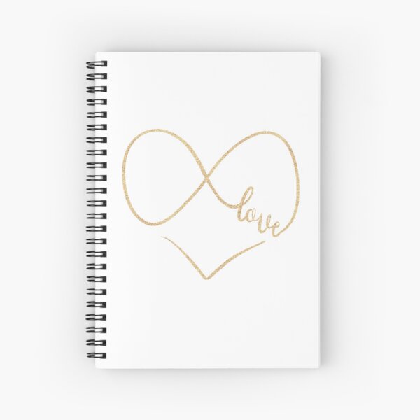 Infinite love by Alice Monber Spiral Notebook