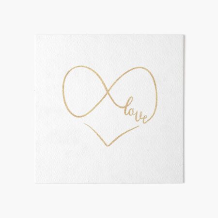 Infinite love by Alice Monber Art Board Print