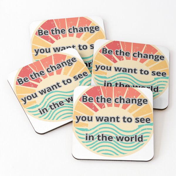 Item preview, Be the change you want to see in the world. designed and sold by Salah Naamani.