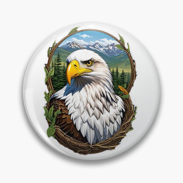 Item preview, Nesting Bald Eagle designed and sold by Bunmigraphics .