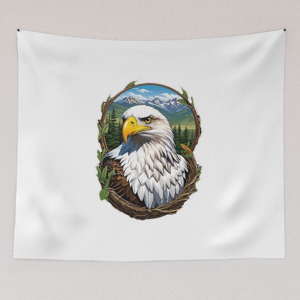 Item preview, Nesting Bald Eagle designed and sold by Bunmigraphics .