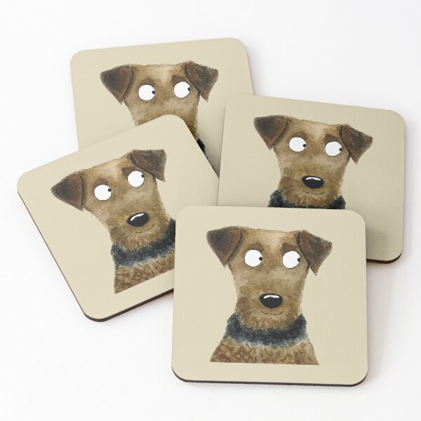 Item preview, Whimsical Welsh Terrier Dog designed and sold by archyscottie.