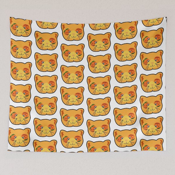 Item preview, Double eye patch pumpkin kitty  designed and sold by CocobearCustom.