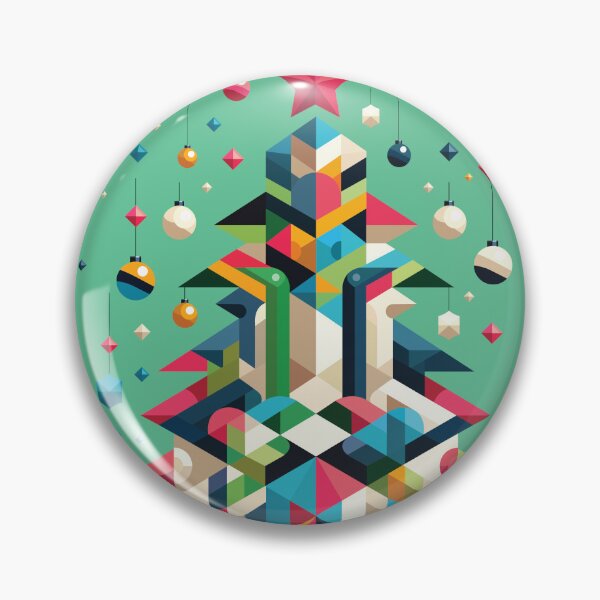 Item preview, Cubism Art on Christmas Tree designed and sold by RelaxWild.