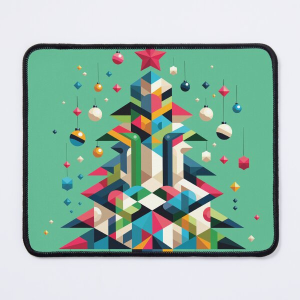 Item preview, Cubism Art on Christmas Tree designed and sold by RelaxWild.