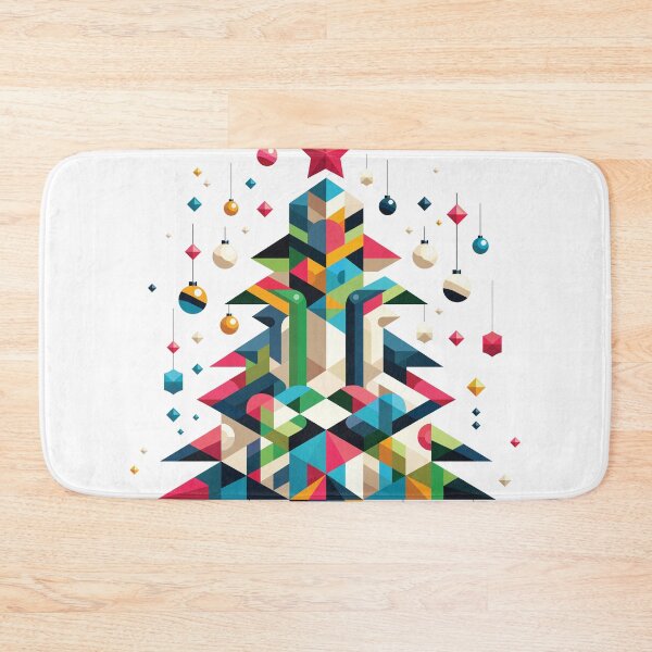 Item preview, Cubism Art on Christmas Tree designed and sold by RelaxWild.