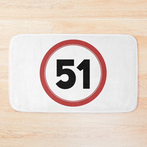Item preview, Speed limit 51, happy 51st birthday designed and sold by Wolagno.