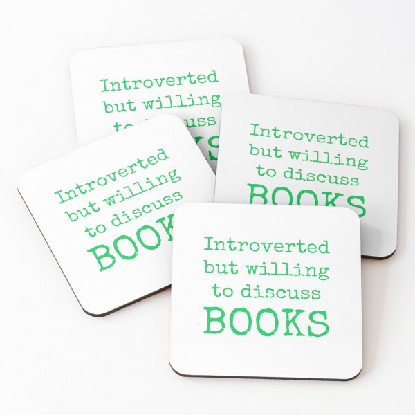 Item preview, Introverted but willing to discuss books designed and sold by Inspirationmotivation.