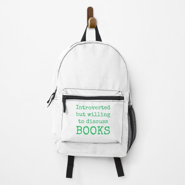 Item preview, Introverted but willing to discuss books designed and sold by Inspirationmotivation.