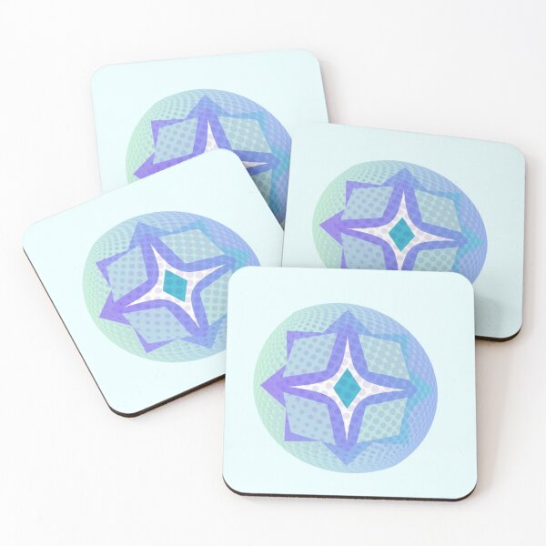 Item preview, 3D Polka Blue designed and sold by Art Shimmers.