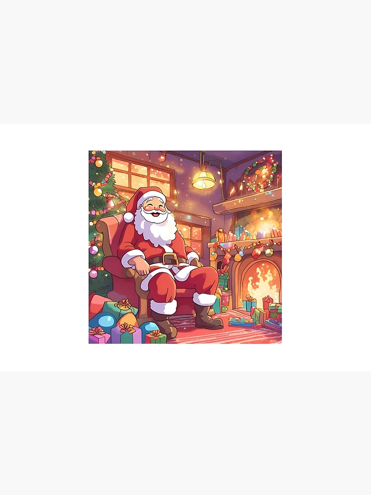 Thumbnail 6 of 6, Bath Mat, Magic Santa designed and sold by Gina-Rosa.