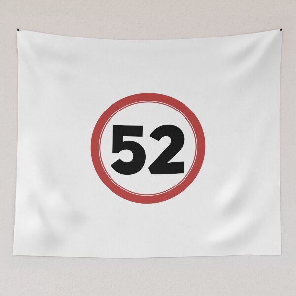 Item preview, Speed limit 52, happy 52nd birthday designed and sold by Wolagno.
