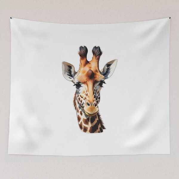 Item preview, Giraffe Head Sticker designed and sold by Bunmigraphics .