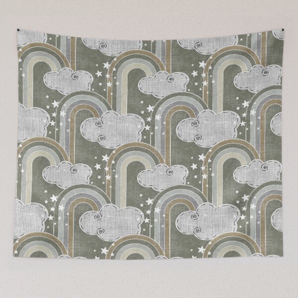 Item preview, Arcoiris y cielo nuboso designed and sold by PerlaDesignArt.