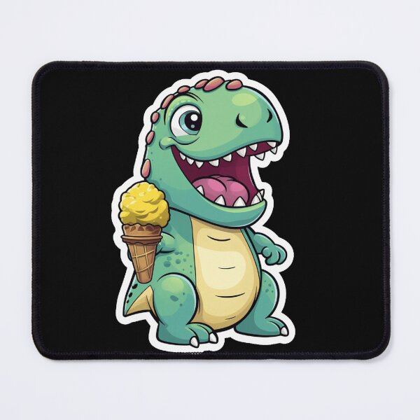 Item preview, Dino Eats Ice designed and sold by titanosdesign.