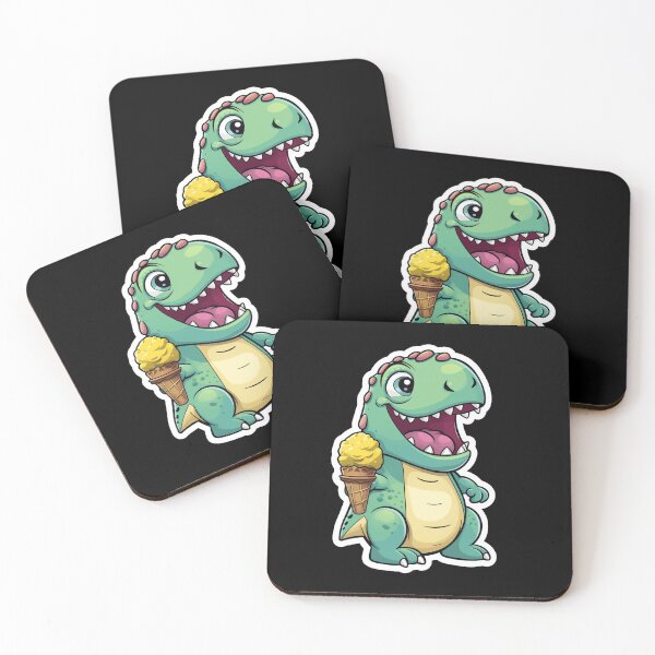 Item preview, Dino Eats Ice designed and sold by titanosdesign.