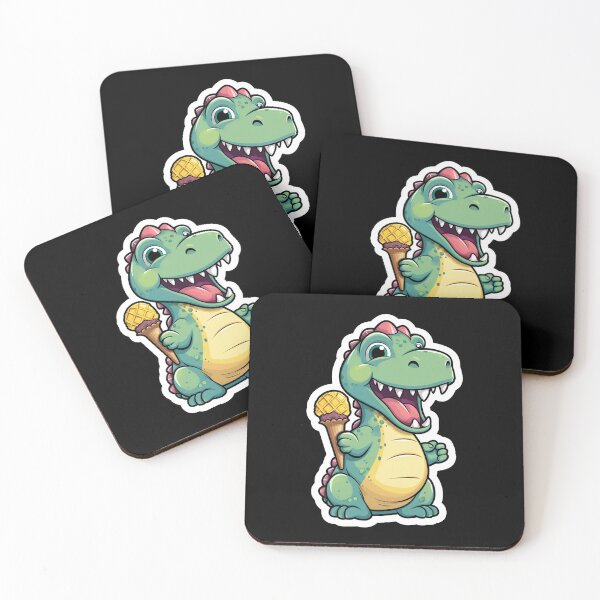 Item preview, Dino Eats Ice designed and sold by titanosdesign.