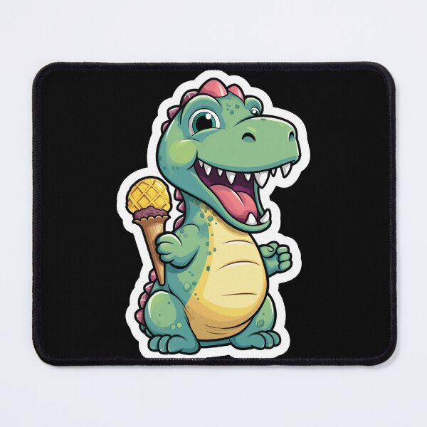 Item preview, Dino Eats Ice designed and sold by titanosdesign.