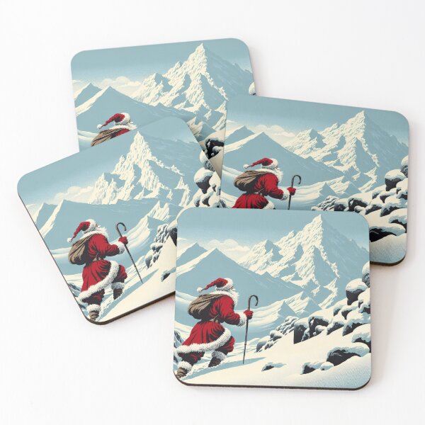 Item preview, Christmas Santa Claus In Mountain designed and sold by DSoriaDesign.