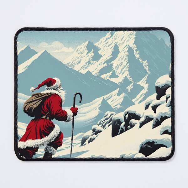 Item preview, Christmas Santa Claus In Mountain designed and sold by DSoriaDesign.