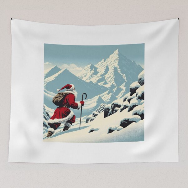 Item preview, Christmas Santa Claus In Mountain designed and sold by DSoriaDesign.
