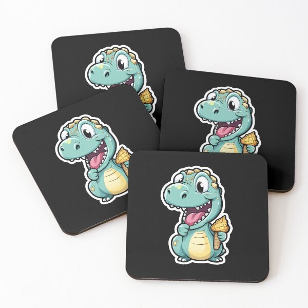 Item preview, Dino Eats Ice designed and sold by titanosdesign.