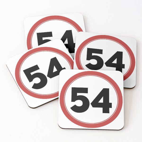 Item preview, Speed limit 54, happy 54th birthday designed and sold by Wolagno.