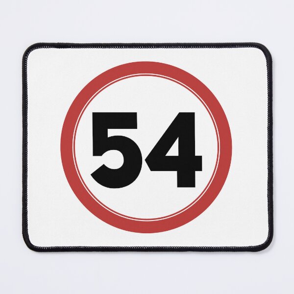 Item preview, Speed limit 54, happy 54th birthday designed and sold by Wolagno.