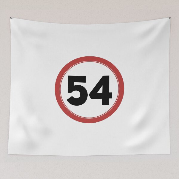 Item preview, Speed limit 54, happy 54th birthday designed and sold by Wolagno.