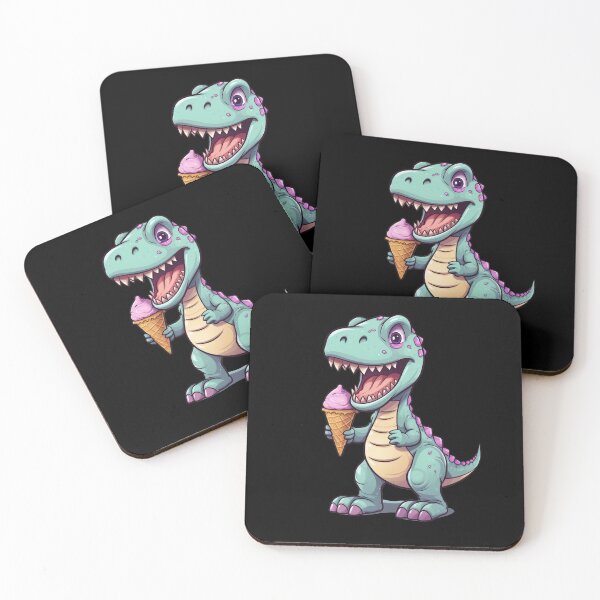 Item preview, Dino Eats Ice designed and sold by titanosdesign.