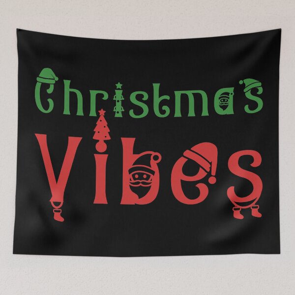 Item preview, Festive Christmas Vibes Typography designed and sold by ShahinurSobuj.