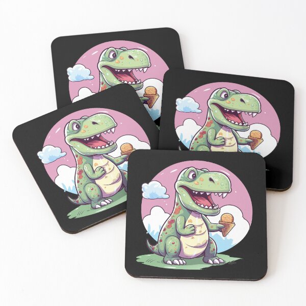 Item preview, Dino Eats Ice designed and sold by titanosdesign.