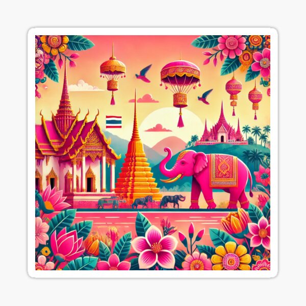Item preview, Vibrant Thailand designed and sold by BananaB1.