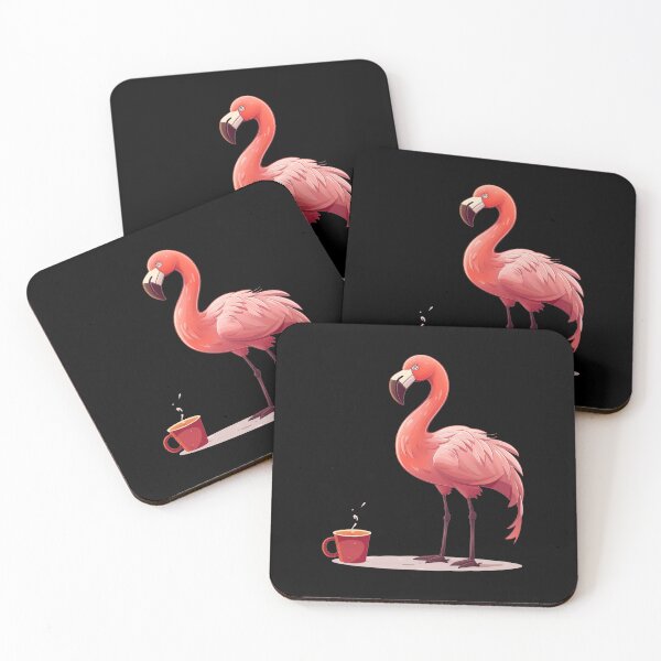 Item preview, Flamingo Drinks Coffee designed and sold by titanosdesign.