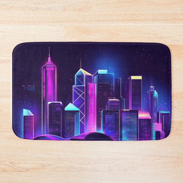 Item preview, Cyberpunk Cityscape designed and sold by ThaiArtShop.