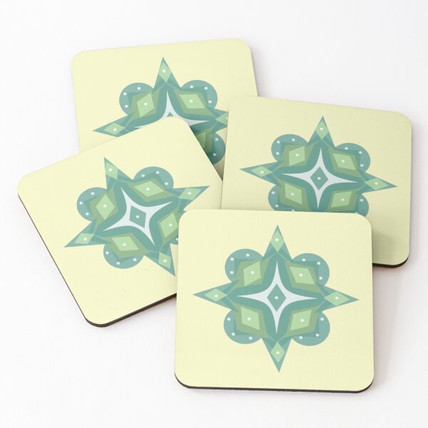 Item preview, Green Mandala flower designed and sold by Art Shimmers.