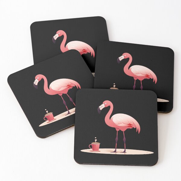 Item preview, Flamingo Drinks Coffee designed and sold by titanosdesign.