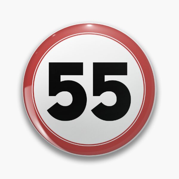 Artikelvorschau, Tempolimit bei Tempo 55, alles Gute zum 55. Geburtstag entworfen und verkauft von Wolagno.
