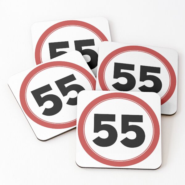 Item preview, Speed limit 55, happy 55th birthday designed and sold by Wolagno.