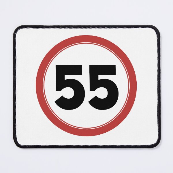Item preview, Speed limit 55, happy 55th birthday designed and sold by Wolagno.