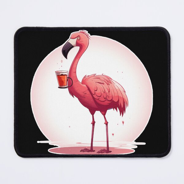 Item preview, Flamingo Drinks Coffee designed and sold by titanosdesign.