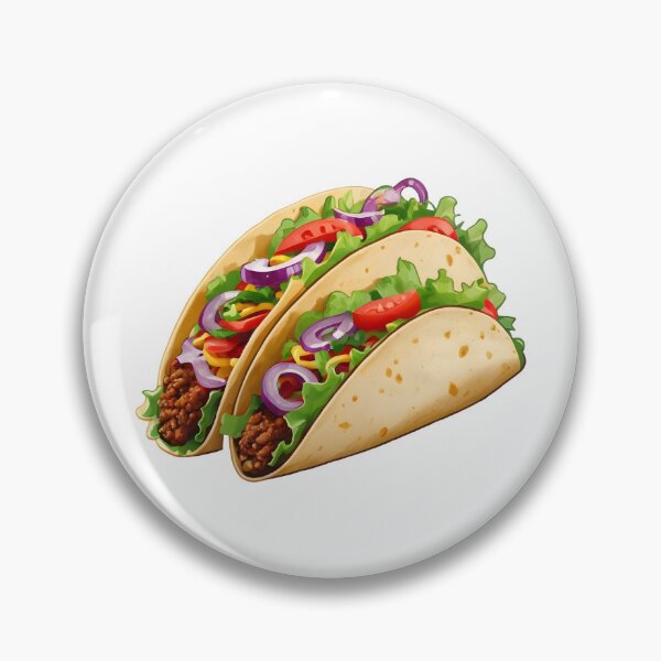 Item preview, Taco sticker, ground beef tacos, Maxican food designed and sold by zeeminimal.