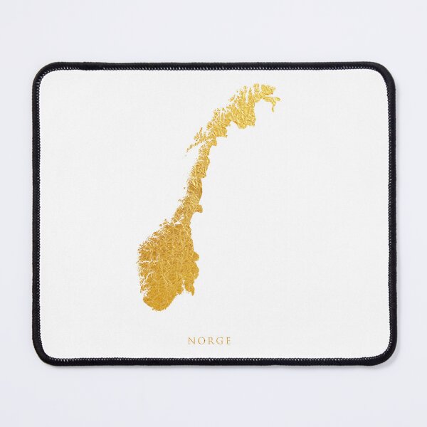 Item preview, Norge Gold Map designed and sold by ArtPrints.