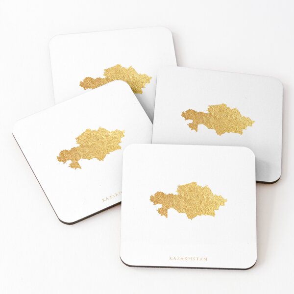 Item preview, Kazakhstan Gold Map designed and sold by ArtPrints.